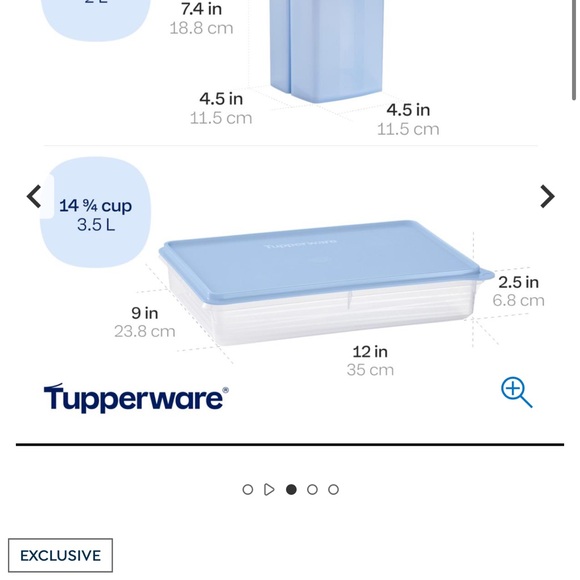 Tupperware Snack-Stor container - Picture 2 of 2